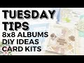 Tips for tuesday creative memories 8x8 albums diy ideas card kits and new finds