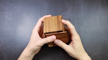 648 steps to solve this amazing puzzle! Super Cubi by Hiroshi Iwahara of Karakuri Creation Group