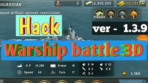 how to hack Warship battle 3d for no root easy trick || Unlimited coins (iOS/Android)