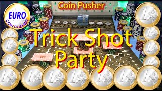 Wow! Trickshot Party!! - Euro Coin Pusher Episode 169 screenshot 3
