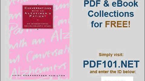 Conversations with an Alzheimer