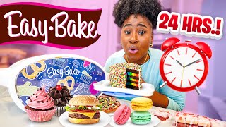 I only ate EASY BAKE OVEN foods for 24 hours!