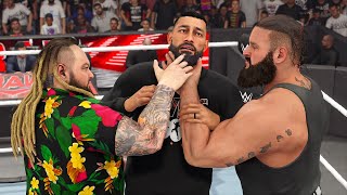 WWE 2K24 Braun Strowman Bray Wyatt & Hollywood Cena Vs Roman Reigns Cody Rhodes Aj Styles