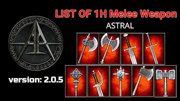 Anima ARPG 1Hand Melee Weapon