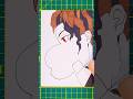 鬼舞辻無惨の横顔を描いています！「鬼滅の刃」「ちいかわ」ウサギ#鬼滅の刃 #ちいかわ #無惨