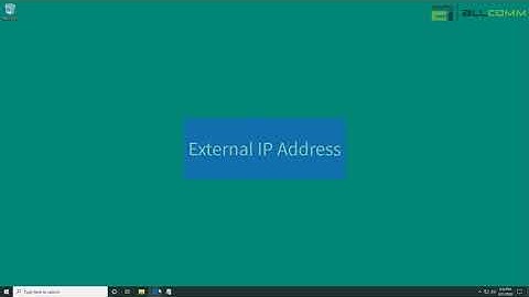 Get your Internal and External IP Address and Hostname