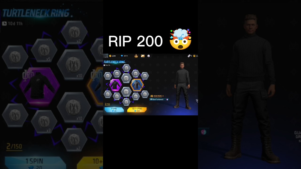 BLACK T-SHIRT RETURN FREE FIRE || FREEFIRE NEW EVENT || FF  NEW EVENT TODAY 