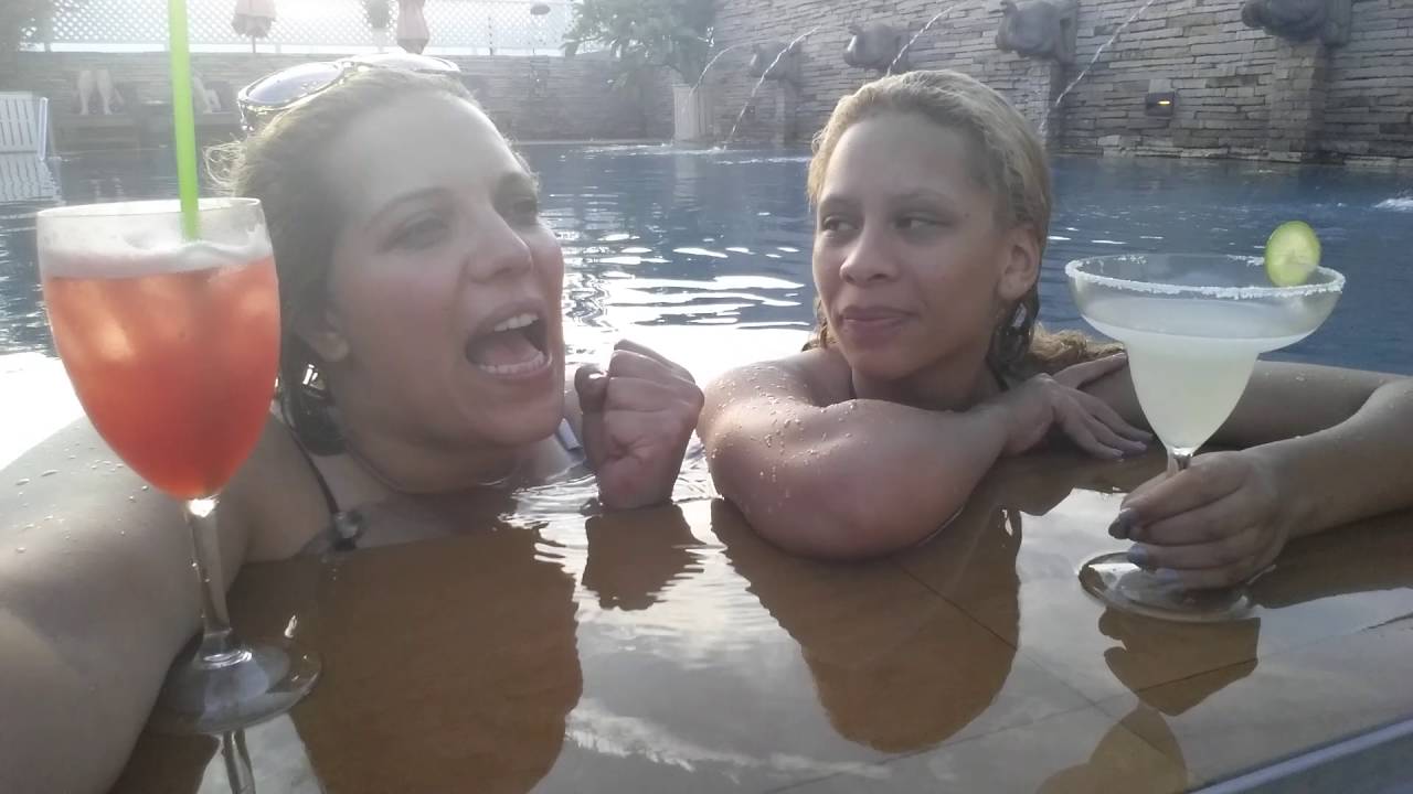 Cocktails by the pool take 2