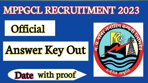 mppgcl answer key 2023 out ! mppgcl je 2023 official answer key