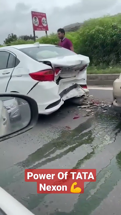 Tata Nexon Build Quality 🔥 Most Dangerous Accident 2022 #shorts  #tatamotors #tatanexon #nexon