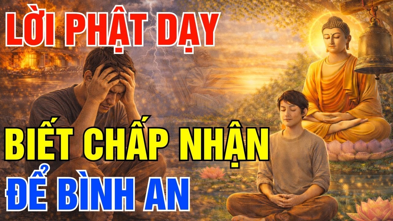 Biết Chấp Nhận Để Bình An- Lời Phật Dạy Giúp Hiểu Đời, Buông Phiền Não, Thân Tâm An Lạc!