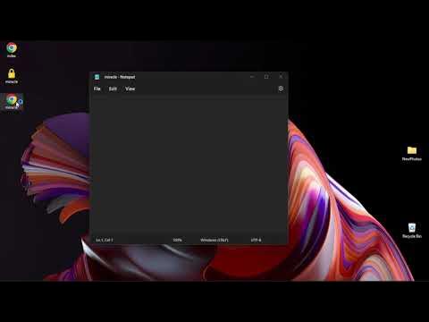 How to create an html using notepad in 2023 in TWI - YouTube