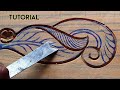 Leaf carving ideaswood carvingtutorial