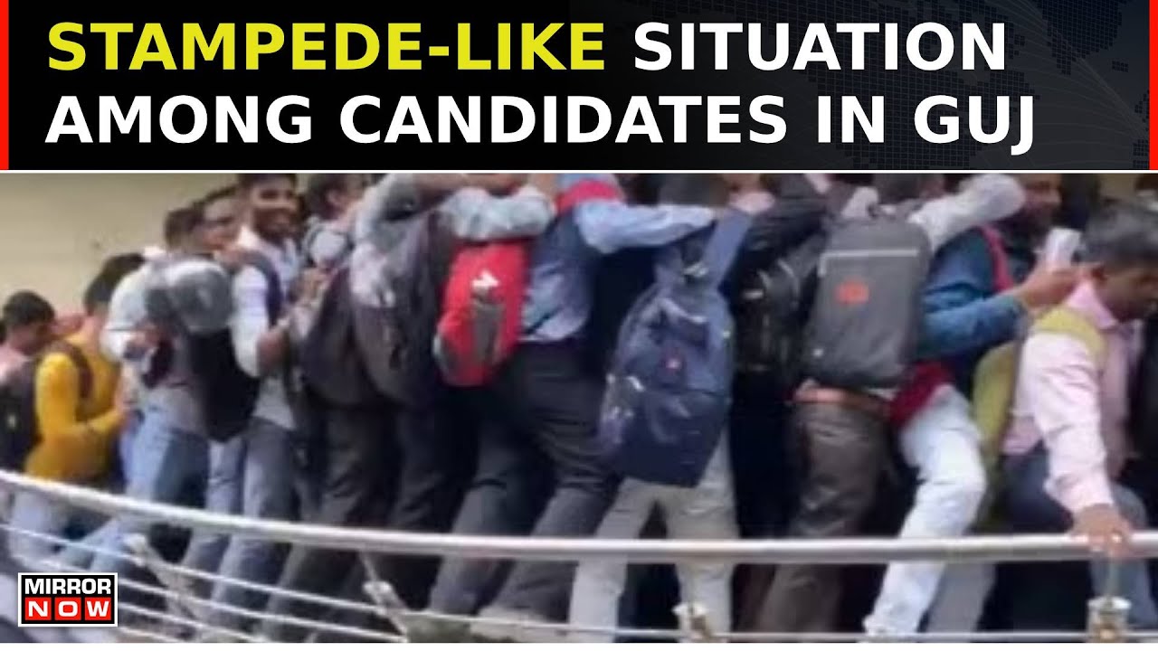 Gujarat: Stampede-Like Situation Among Job Interview Candidates, India's Youth Jostles For Job