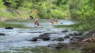 Finish Line at the Rivanna River Rumble Race 2025 | Top 3 finishers | Prijon Seayak vs Epic V7's