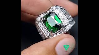 Natural Tsavorite Garnet 3.32Crt Memo Gri