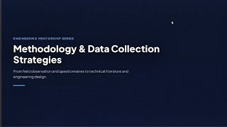 Details Online Session 2: Methodology & Data Collection Masterclass News