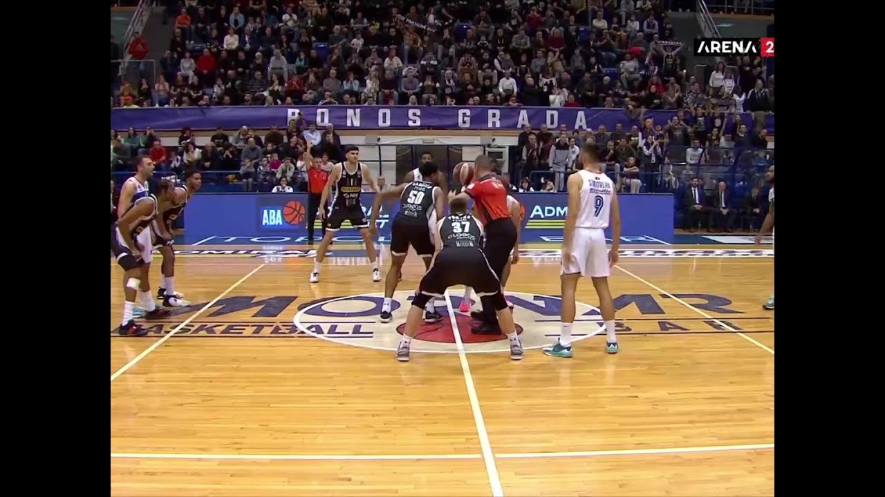 ADMIRALBET ABA LIGA (14. KOLO): Mornar - Partizan 76:98 / 30.12.2023.