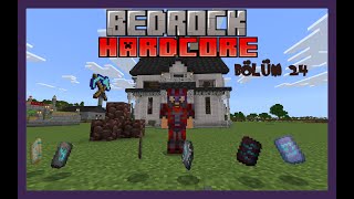 Netherite Zırhlara Geçtik Bütün Zırh Süslerini Bulduk Minecraft Bedrock Bölüm 24