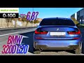 ⏱ 0-100 BMW 320d G20 M-Sport / разгон БМВ 320д Г20 М-спорт dragy