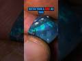 This uncut gem cut so nice I added it to my personal collection #blackopal #opal #gemstone