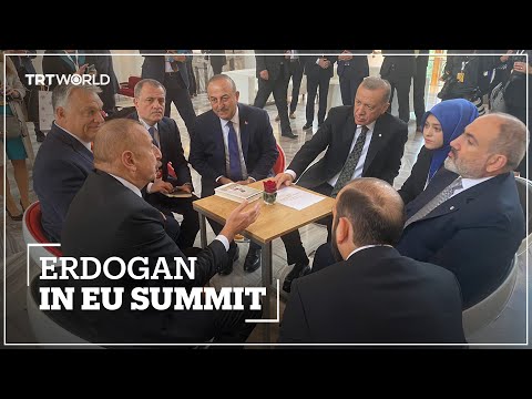 Erdogan meets with French and Armenian leaders in Prague