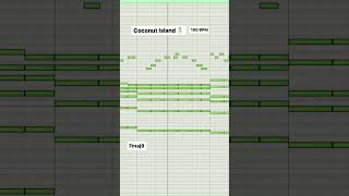 "Coconut Island" chip tune / future bass melody