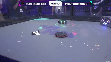 Event Horizon vs. Stag Beetle Bot | NHRL August 2023