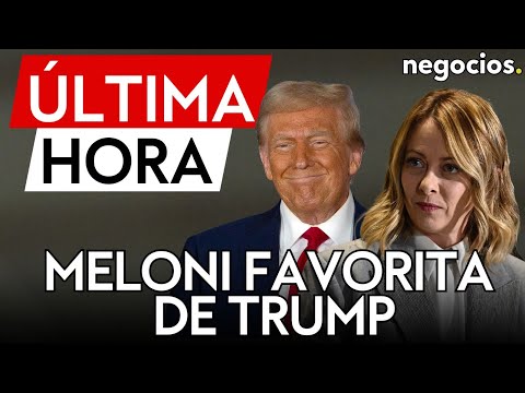 &Uacute;LTIMA HORA | Trump medita excluir a Italia de los aranceles porque &ldquo;le gusta mucho&rdquo; Meloni