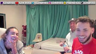 SommerRay and Mike Mike Majlak Press Adin Ross Live On Stream