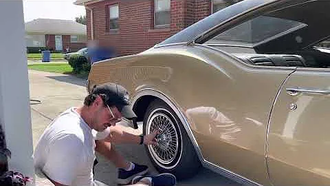 Wheel cover / hubcap installation technique when they easily dent and are tough to get on