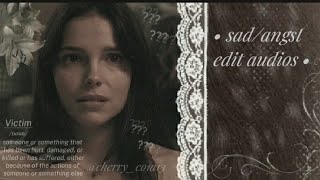 Download lagu Sad/angst edit audios because you deserve better ( timestamps) °.•.