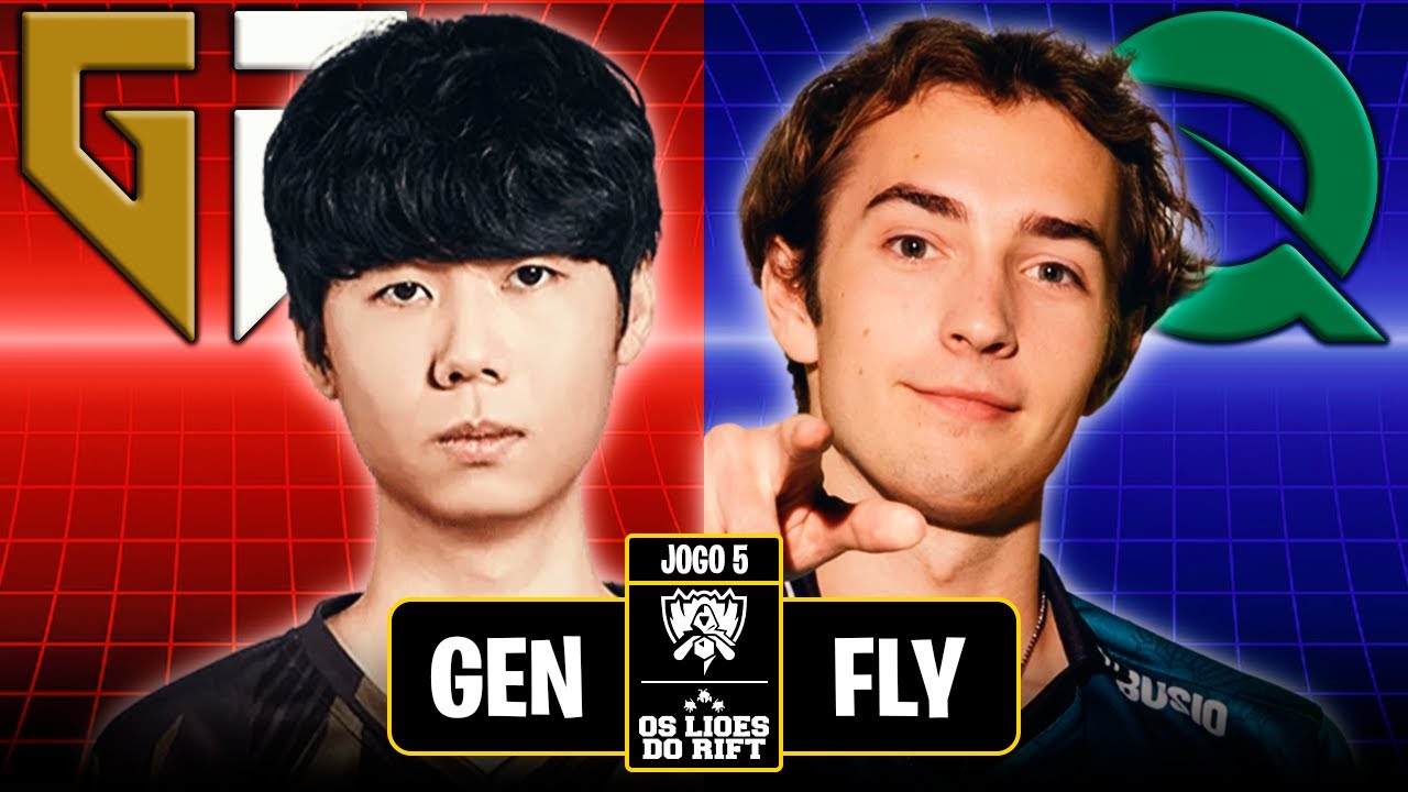 GENG x FLY QUEST - JOGO 5 | WORLDS 2024: QUARTAS DE FINAL | OS LIÕES DO ...