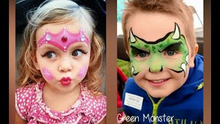 افكار سهلة وحلوة للرسم على الوجه للأطفال للحفلات 2021 easy and cute face painting ideas for kids