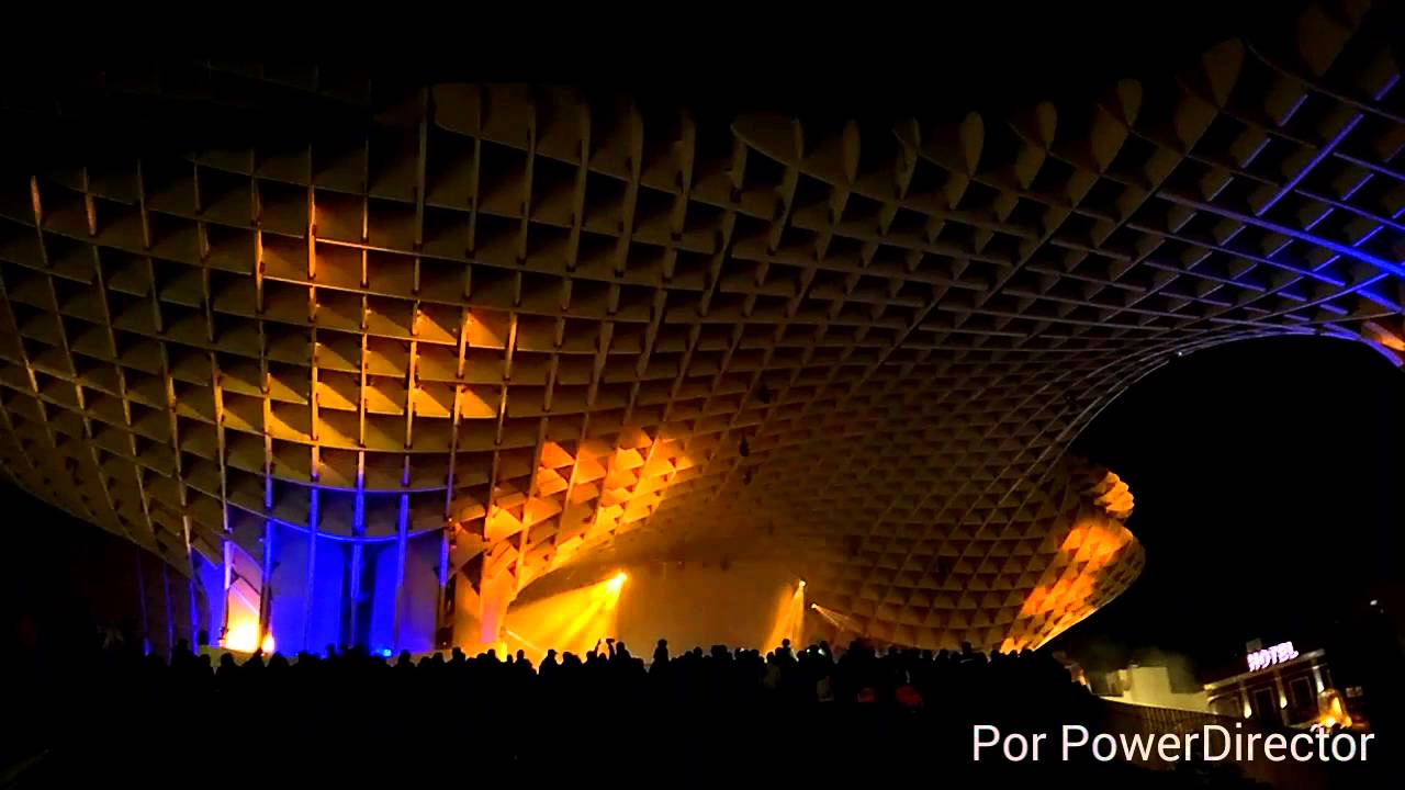 Espectáculo de las setas en navidad