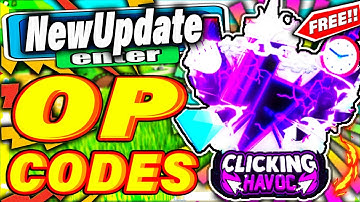 ALL NEW CLICKING HAVOC CODES *TITLES UPDATE 47* ALL NEW SECRET OP ROBLOX CLICKING HAVOC CODES!