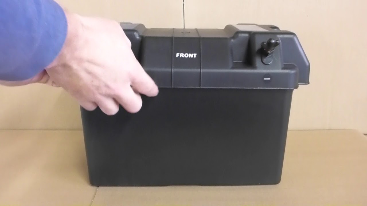 Marine Smart Box Battery Case Group 24 & 27 40790 YouTube
