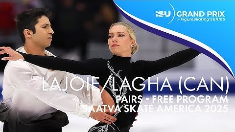 Marjorie LAJOIE / Zachary LAGHA | Ice Dance Free Dance | Saatva Skate America 2025 | #GPFigure