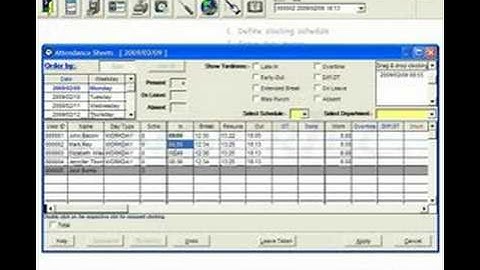 TCMS V2.1_22-Viewing of Users Attendance