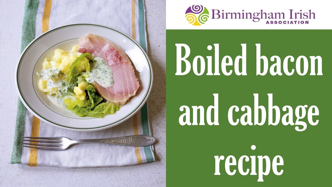 Boiled cabbage and bacon recipe - YouTube