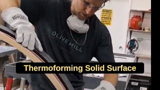 Famous Bending Corian Solid Surface - Thermoforming Wealth