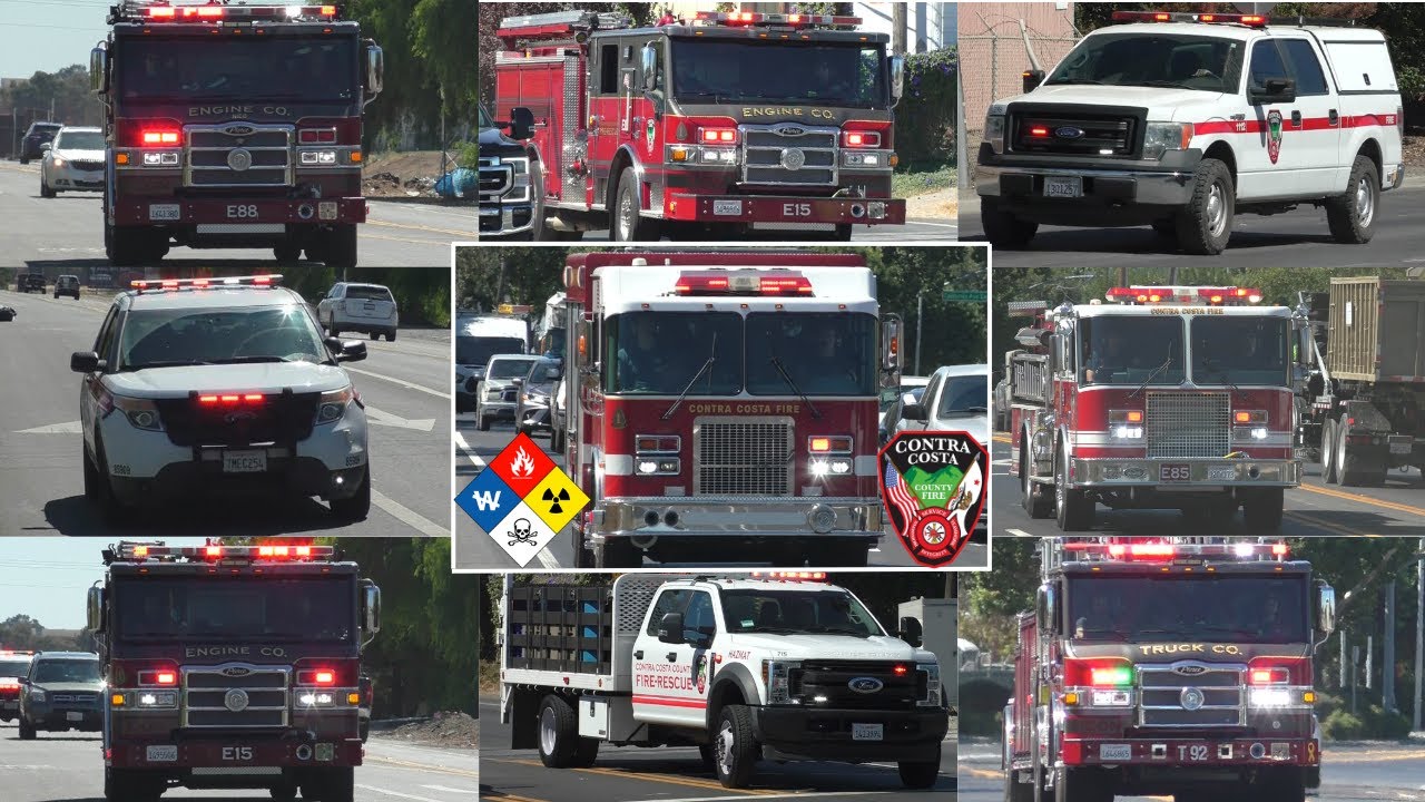 *HAZMAT RESPONSE* Contra Costa County Fire Protection Dist. Hazardous Materials Response!
