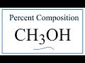 Methanol Composition and Properties