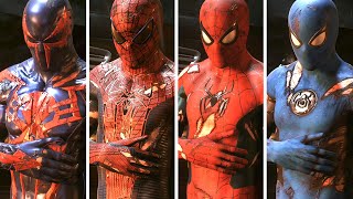 SPIDER-MAN 2 All Suits Damaged In Fire Cutscene (Peter Parker) PS5