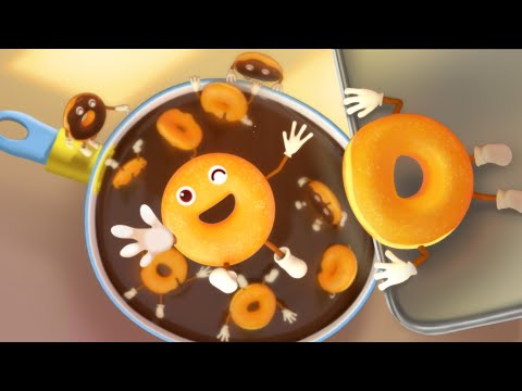 عشر كعكات الشوكولاتة اغاني الاطعمة اللذيذة اغاني وكرتون للاطفال بيبي باص BabyBus Arabic