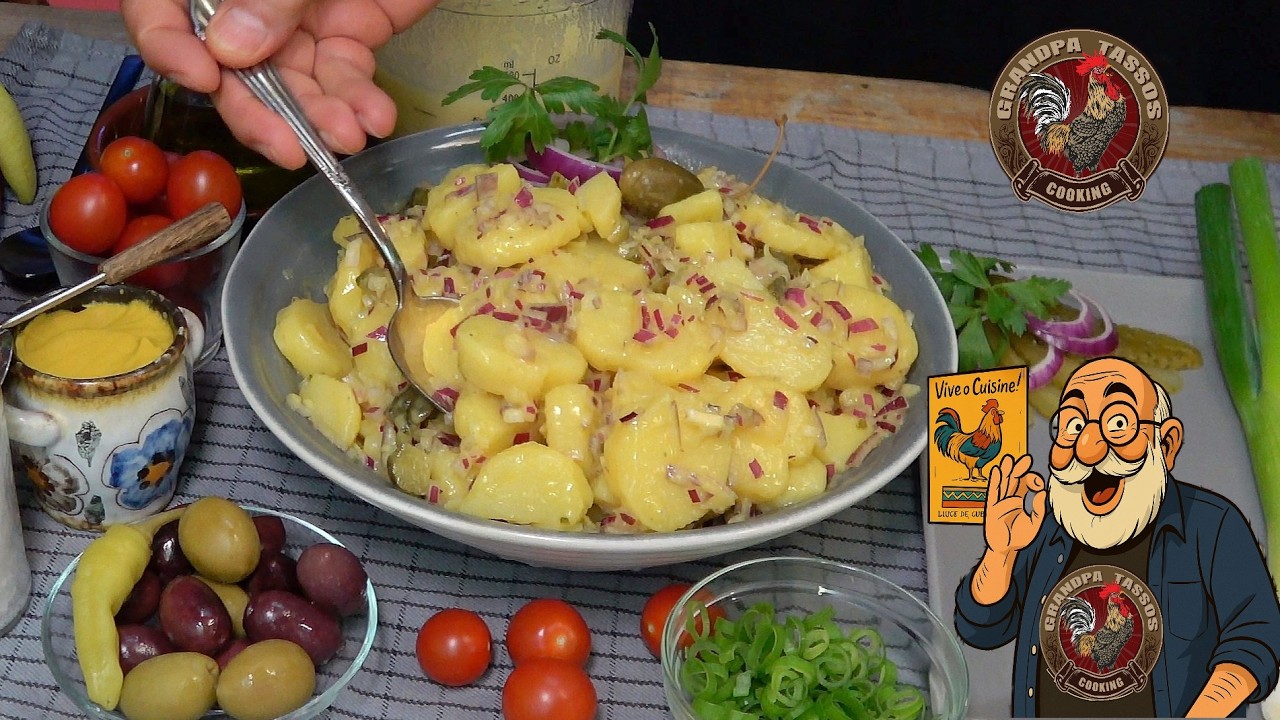 Πατατοσαλάτα Εύκολη & Πεντανόστιμη για το τραπέζι της Σαρακοστής | Traditional Greek Potato Salad