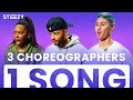 3 Dancers Choreograph To The Same Song – Ft. Angel Gibbs, Gordon Watkins, Hugh Aparente | STEEZY.CO