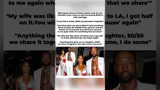 Dwyane Wade & Gabrielle Union Split Everything 50/50 — 'My House' Rule ❤️🏠#dwaynewade #couple