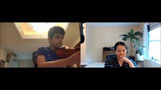 Violin Lesson: Bach Minuet No. 2 (Tips/Tutorial), Violin Duet (Part 1 of 3) screenshot 1