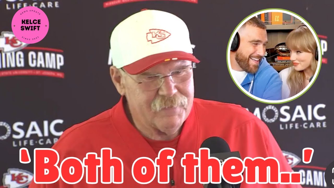 Chiefs' Andy Reid HEARTFELT MESSAGE to Taylor Swift & Travis Kelce ahead of New Heights Podcast